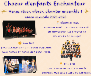 Programme 2025-26 choeur enfant enchanteurs