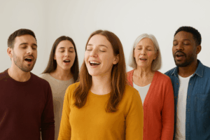 Chant collectif en harmonie