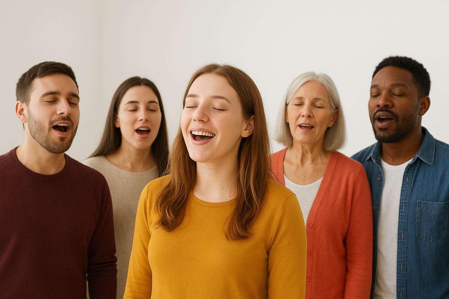 Chant collectif en harmonie